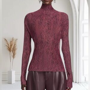 Boss Emata Mesh Top Sz XL Animal Print